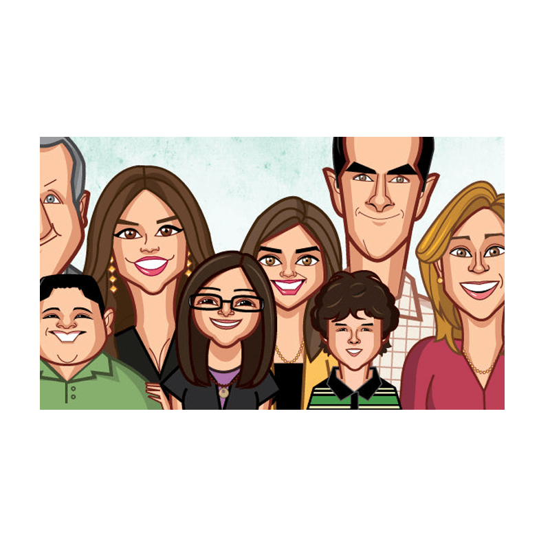 Modern Family A3 Laminate - www.entertainmentstore.in