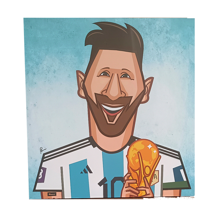 Messi World Cup A3 Laminate - www.entertainmentstore.in