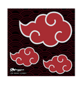 Naruto Merch Akatsuki Matte Square Button Badge 