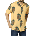 Ryushin Samurai Printed Yellow Unisex Shirt - www.entertainmentstore.in