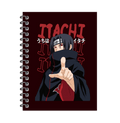 Naruto Itachi Red Spiral Notebook - www.entertainmentstore.in