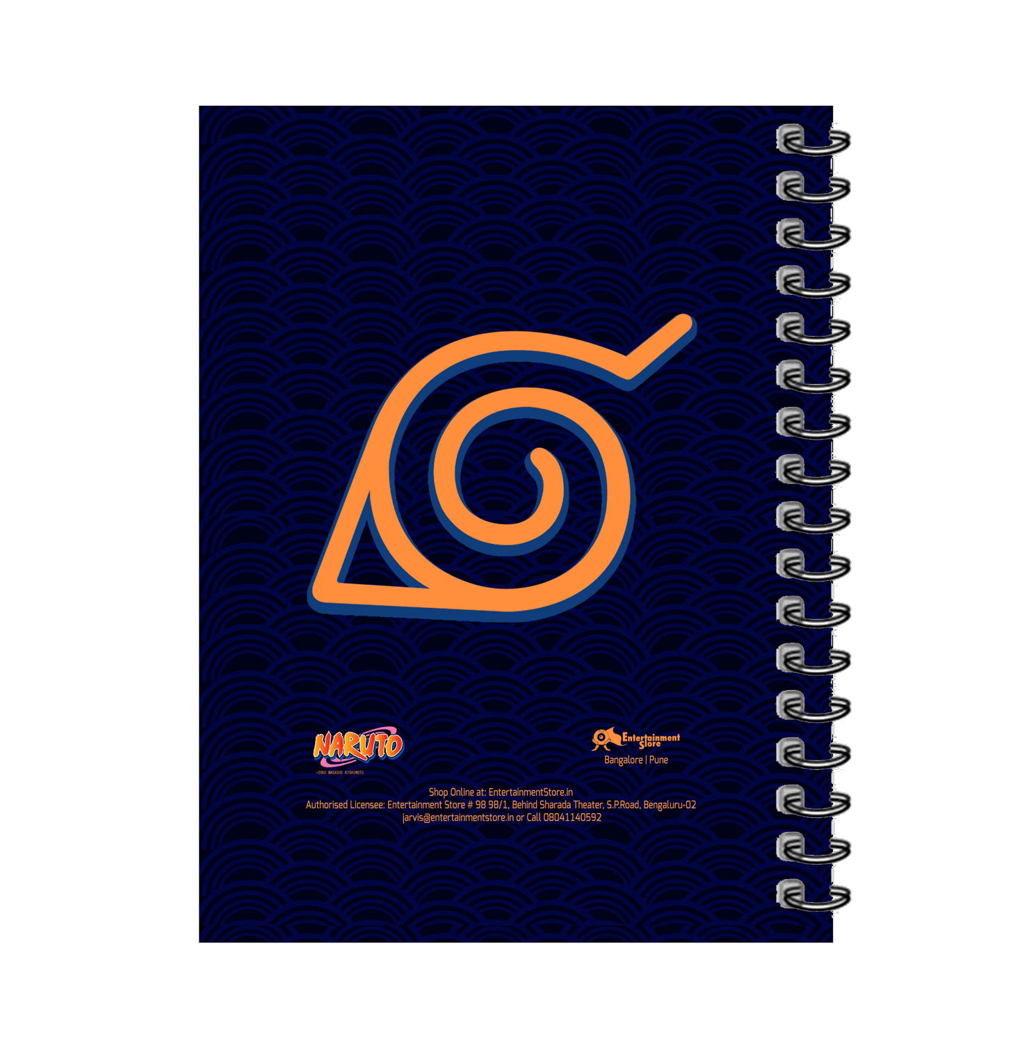 Spiral Naruto Kanoha Anime Notebook