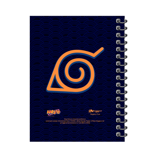 Naruto Kanoha Spiral Notebook - www.entertainmentstore.in