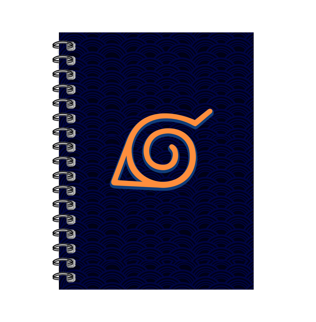 Spiral Naruto Kanoha Anime Notebook