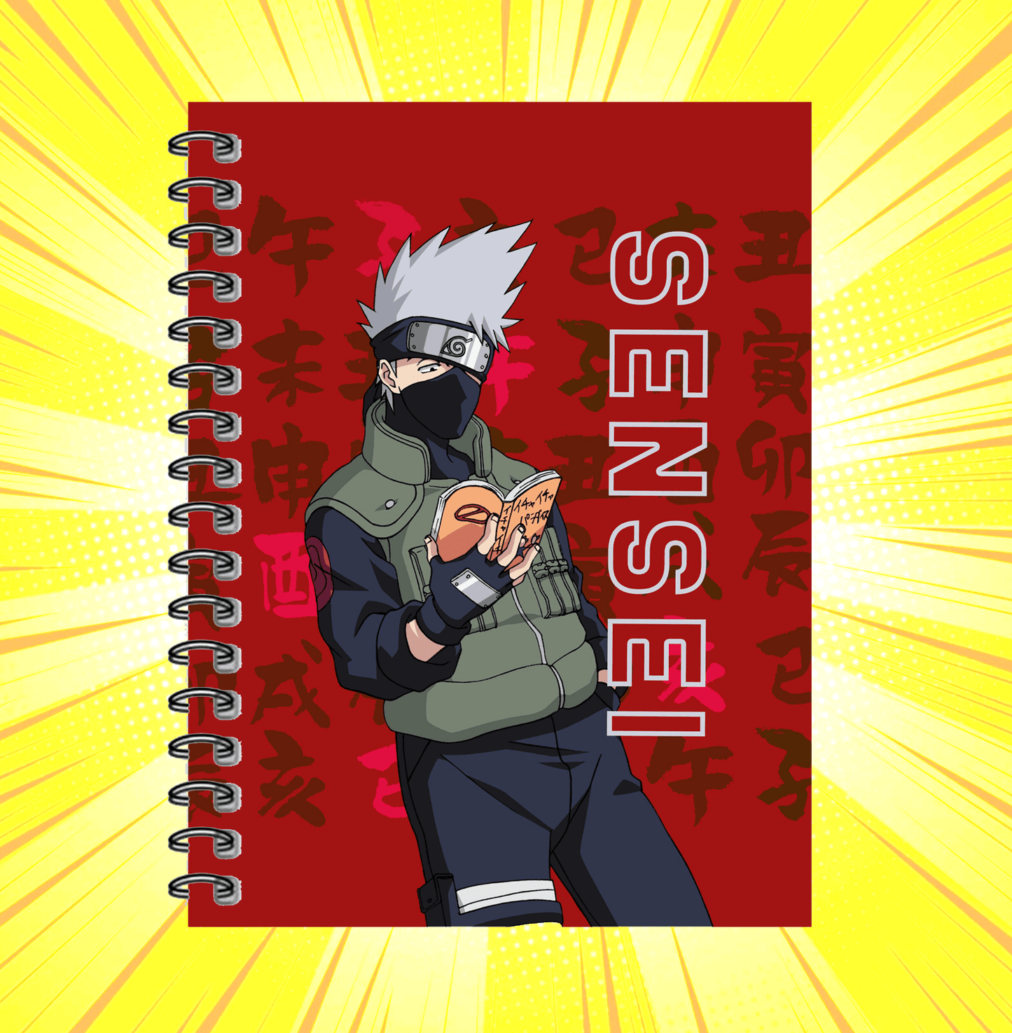 Spiral Naruto Sensei Anime Notebook