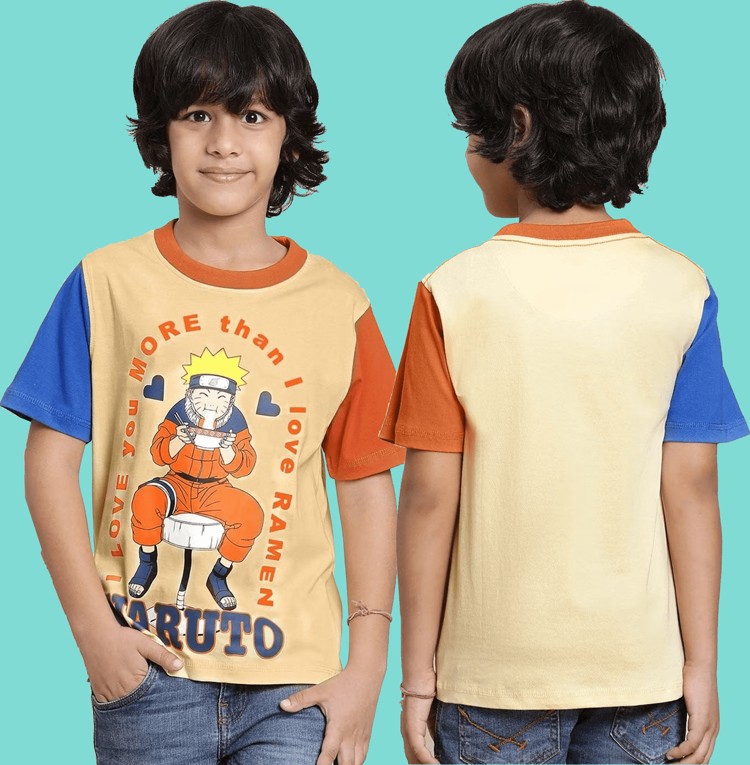 official Naruto Italian Starw kids boys T-shirt