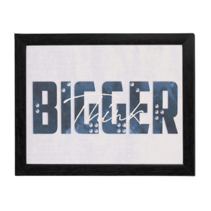 Think Bigger Braille Frame - www.entertainmentstore.in