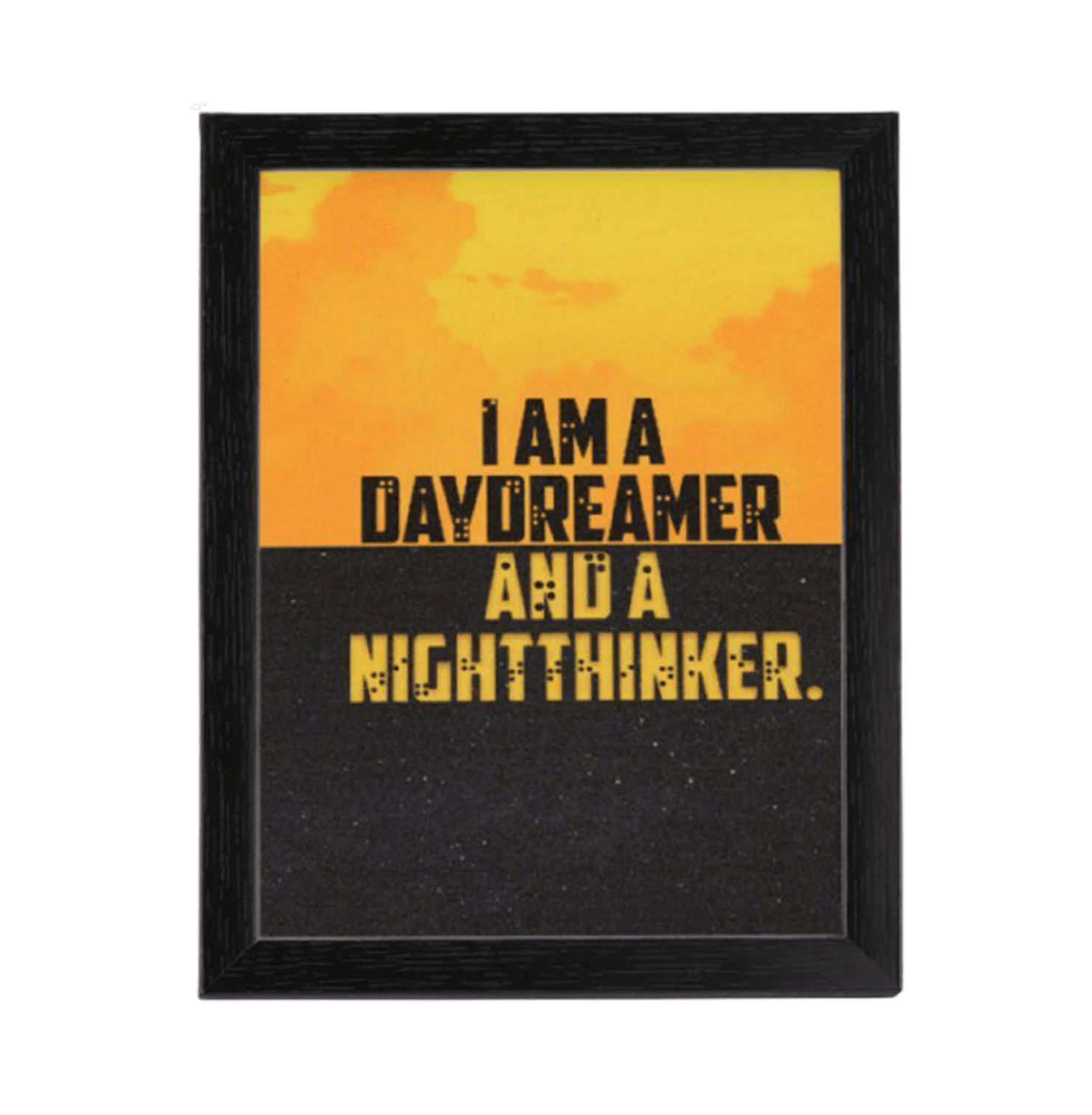 Day Dreamer Braille Frame - www.entertainmentstore.in