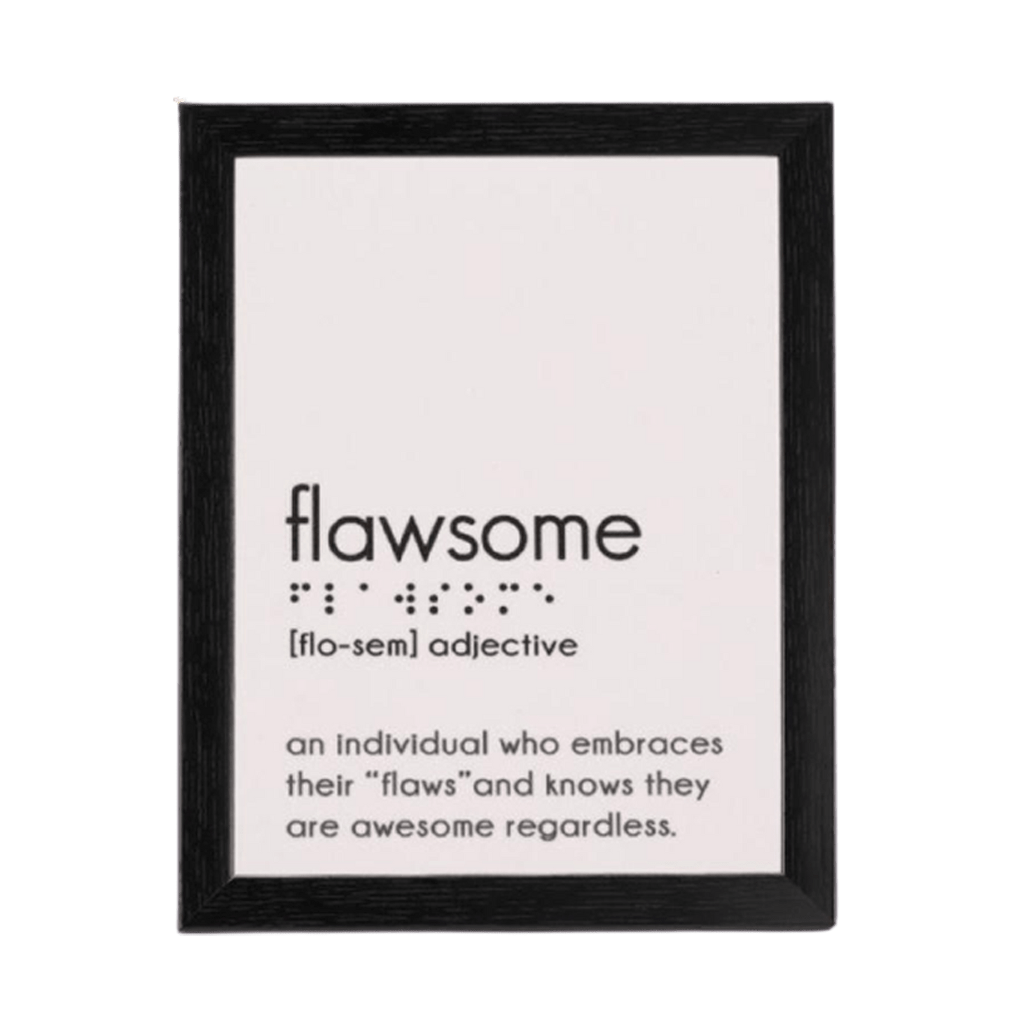 Flawsome Braille Frame - www.entertainmentstore.in