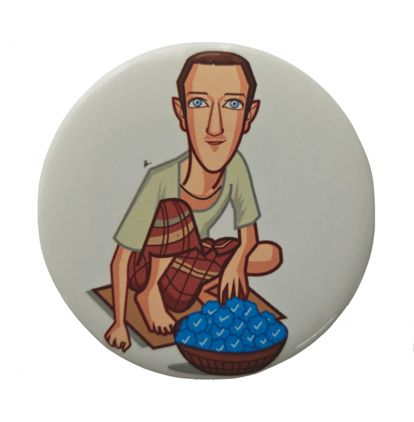 Mark Themed Cartoon Fridge Magnet