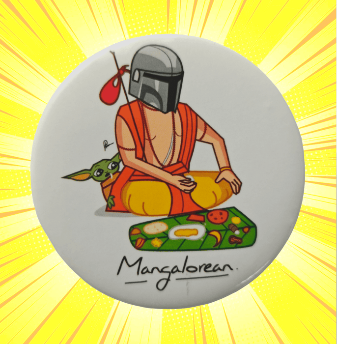 Mangalorean Themed Fridge Magnet