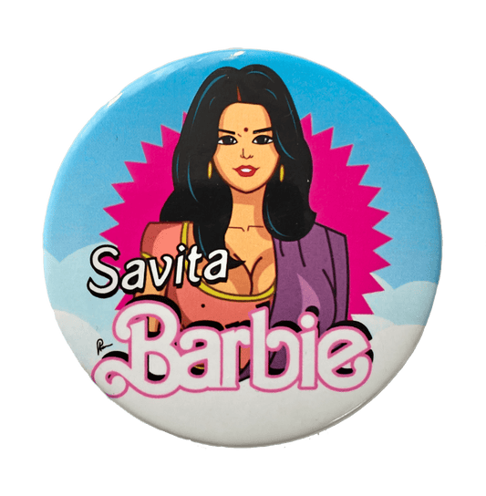 Savita Barbie themed fridge magnet