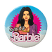 Savita Barbie themed fridge magnet