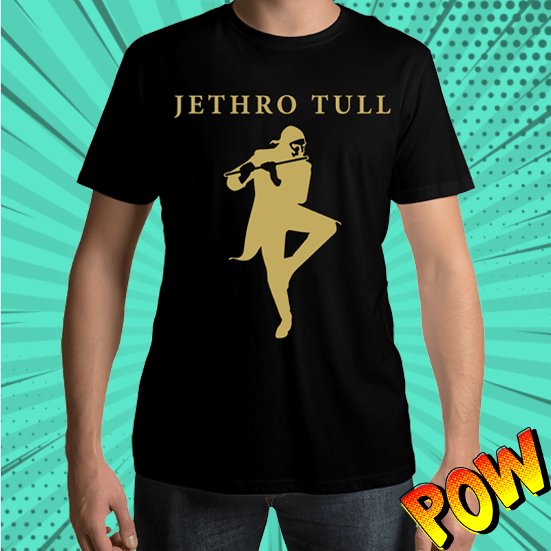 Jethro Tull Silhouette Black T Shirt - www.entertainmentstore.in