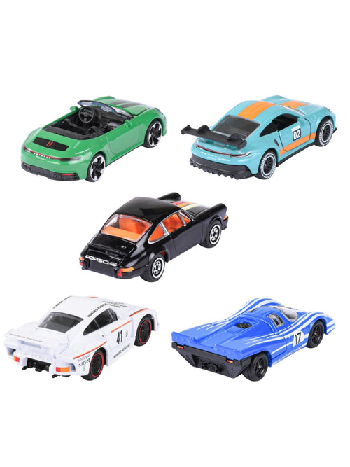 Majorette Porsche 5-Piece Die-Cast Car Set