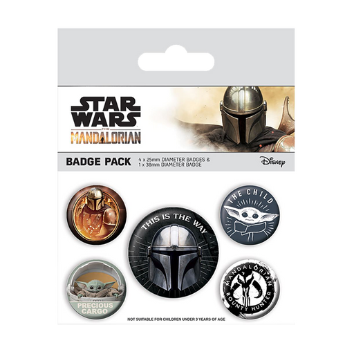 Star Wars The Mandalorian This Is The Way Badge Pack - www.entertainmentstore.in