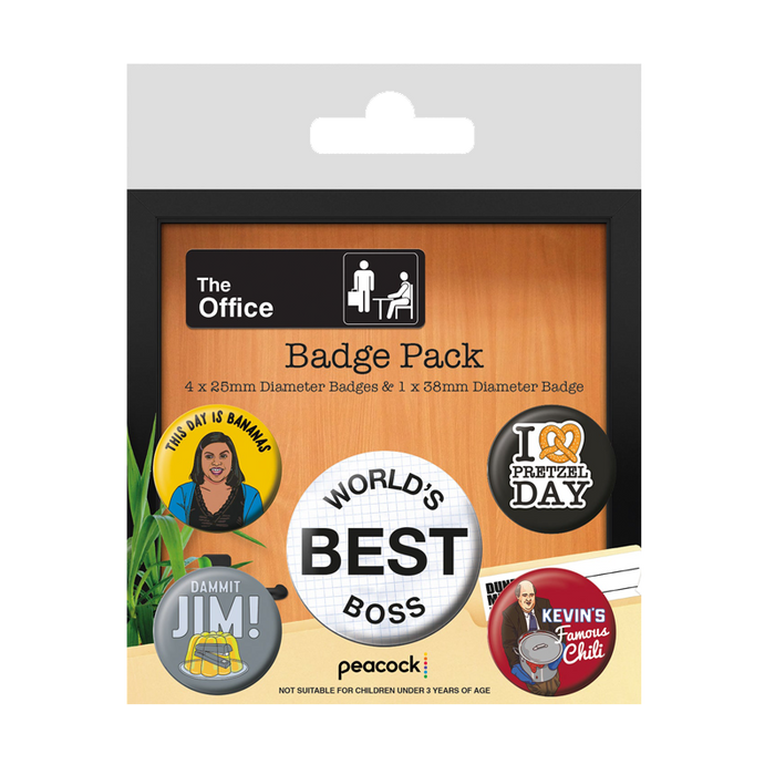 The Office Famous Quotes Badge Pack - www.entertainmentstore.in