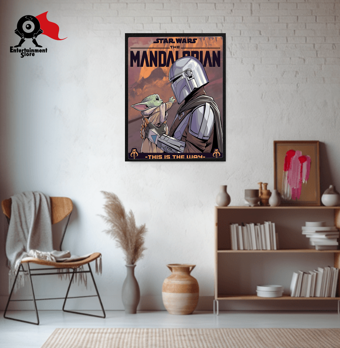 Star Wars The Mandalorian Hello Little One Mini Poster