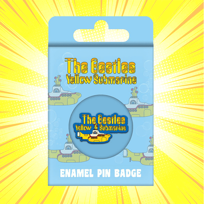 The Beatles The Yellow Submarine Band Enamel Pin Badge - www.entertainmentstore.in