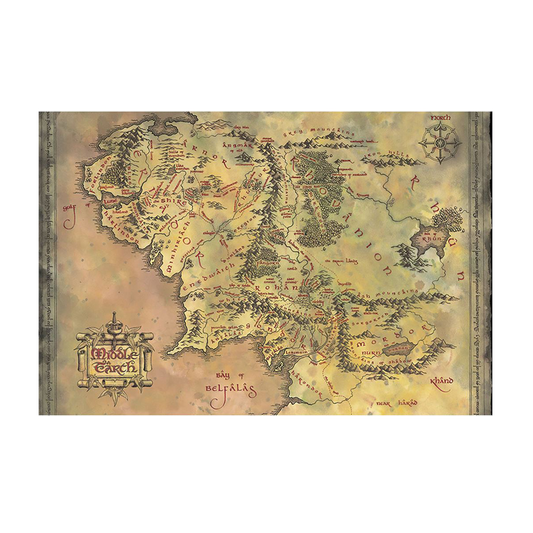 Lord Of The Rings Middle Earth Maxi Poster - www.entertainmentstore.in