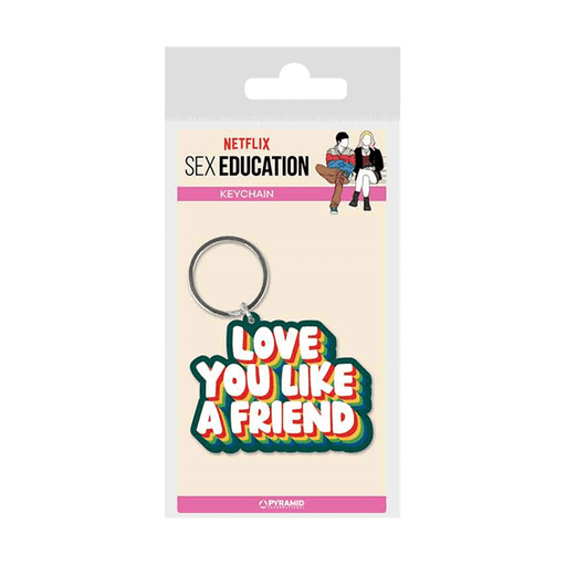 Sex Education Love You Like A Friend Pvc Keychain - www.entertainmentstore.in