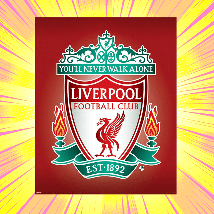Liverpool Fc Crest Mini Poster - www.entertainmentstore.in