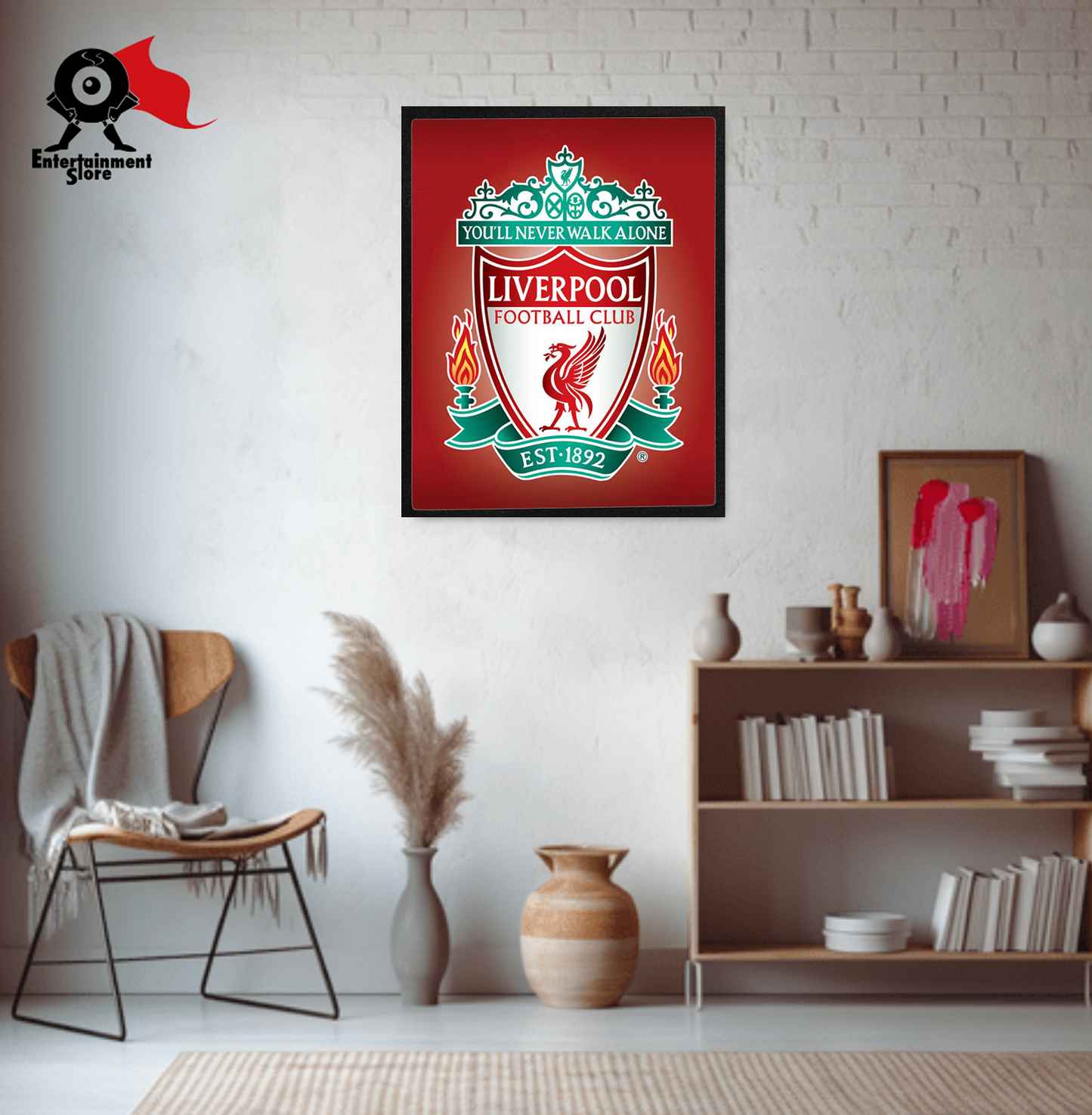 Liverpool Fc Crest Mini Poster