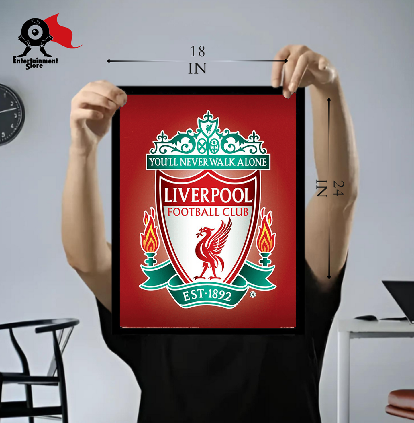 Liverpool Fc Crest Mini Poster