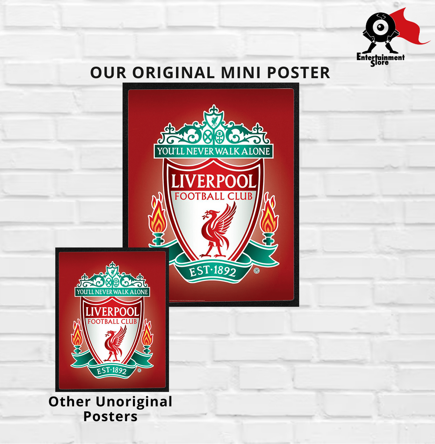 Liverpool Fc Crest Mini Poster