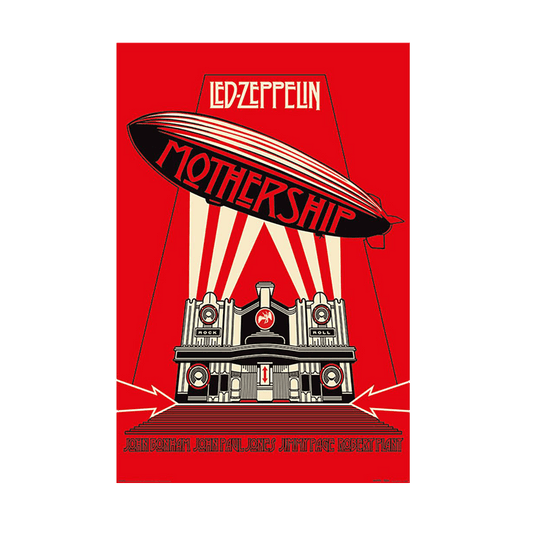 Led Zeppelin Mothership Red Maxi Poster - www.entertainmentstore.in