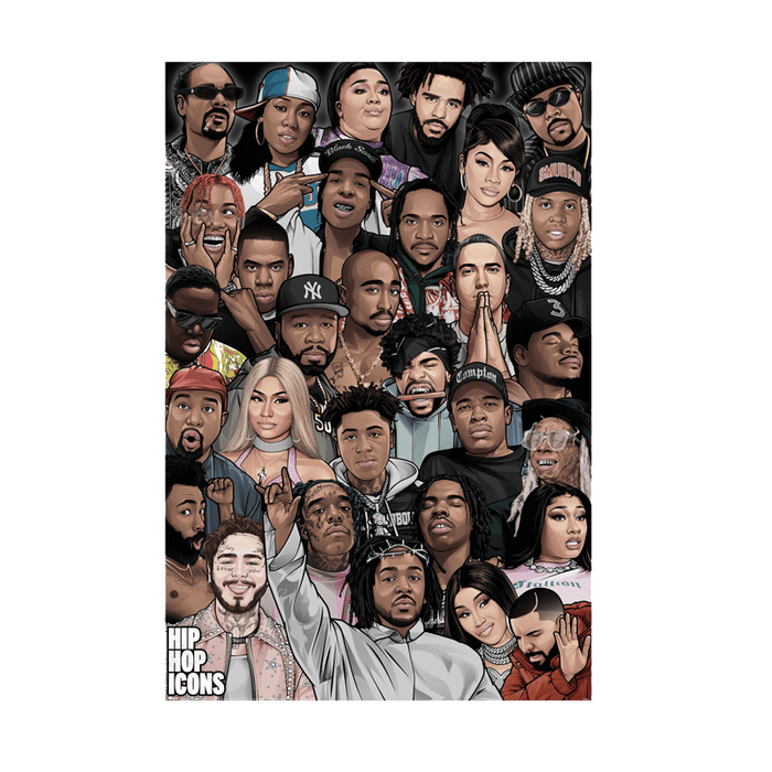 Hip Hop Icons Maxi Poster - www.entertainmentstore.in