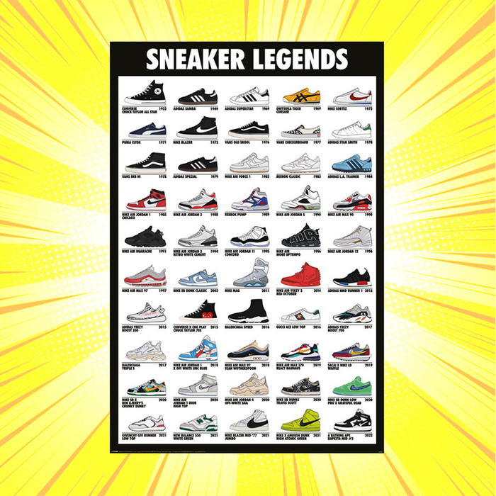Sneaker Legends Maxi Poster - www.entertainmentstore.in