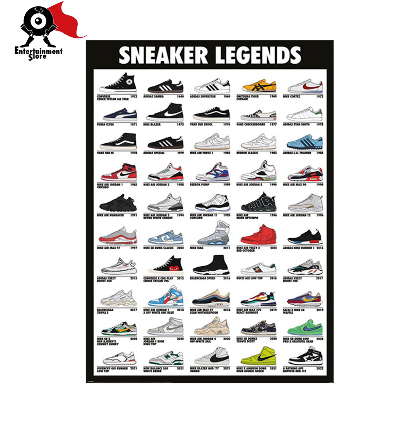 Sneaker Legends Maxi Poster