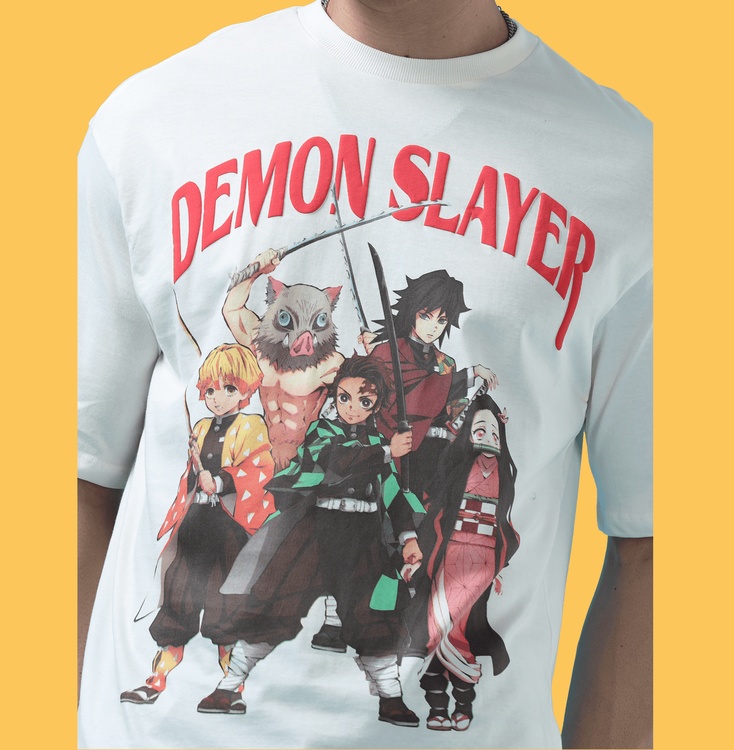 Demon Slayer 1004 Off White T Shirt