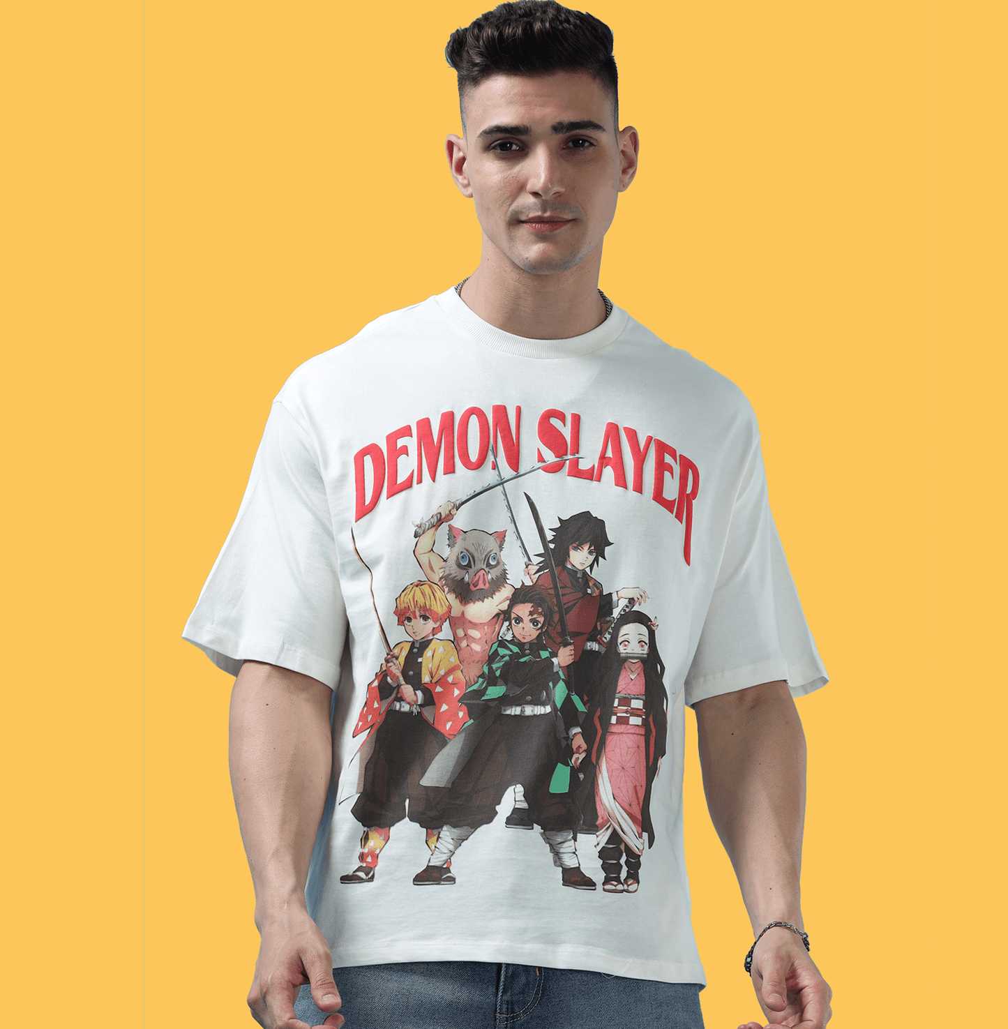 Demon Slayer 1004 Off White T Shirt