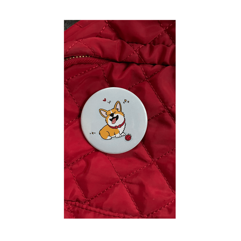 Corgi Badge - www.entertainmentstore.in