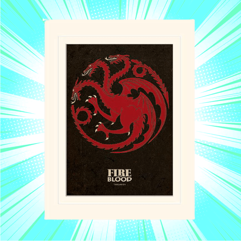 Game Of Thrones Targaryen Framed Print - www.entertainmentstore.in