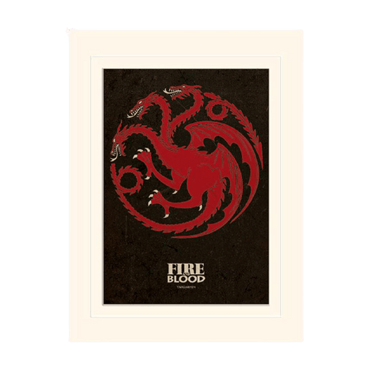 Game Of Thrones Targaryen Framed Print - www.entertainmentstore.in