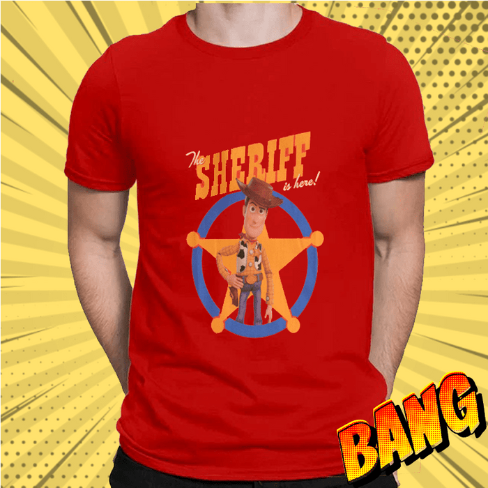 T shirt woody toy top story