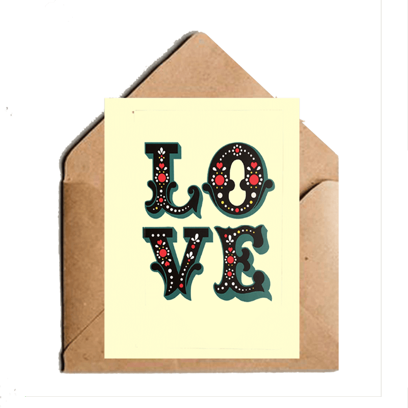 Love Is All You Need Greeting Card - www.entertainmentstore.in