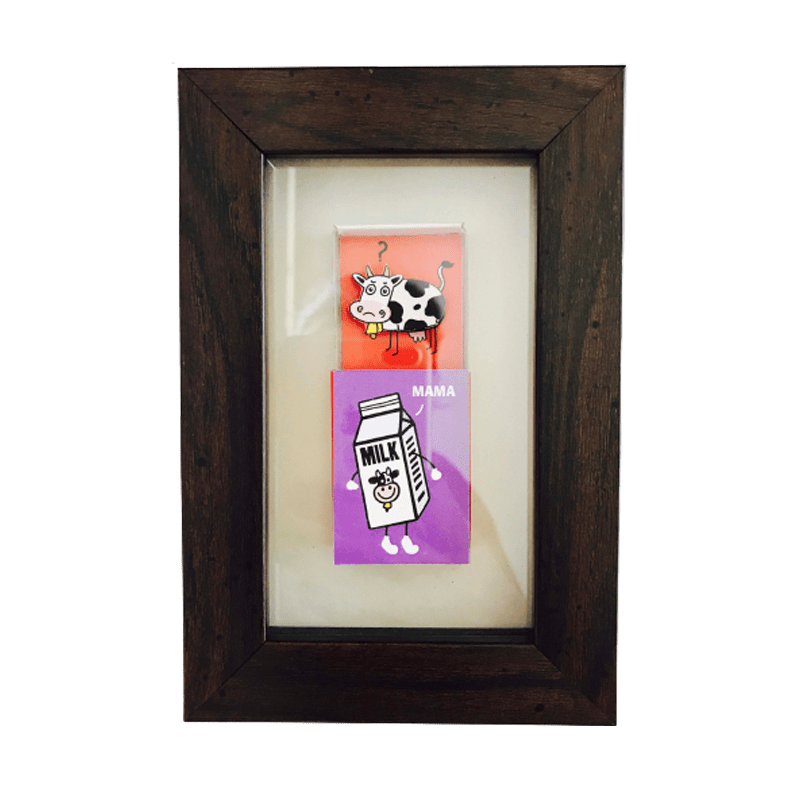 Cow Mama Milk Matchbox Frame - www.entertainmentstore.in