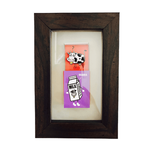 Cow Mama Milk Matchbox Frame - www.entertainmentstore.in