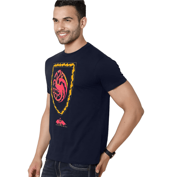 House Of Dragon 1914 Sky Captain Navy Mens T Shirt - www.entertainmentstore.in