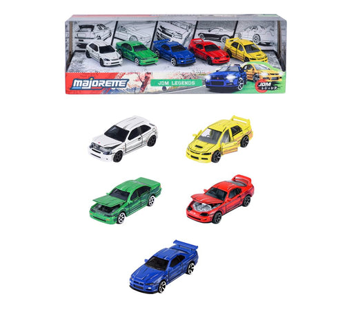 Majorette JDM Legends 5-Pack Diecast Cars