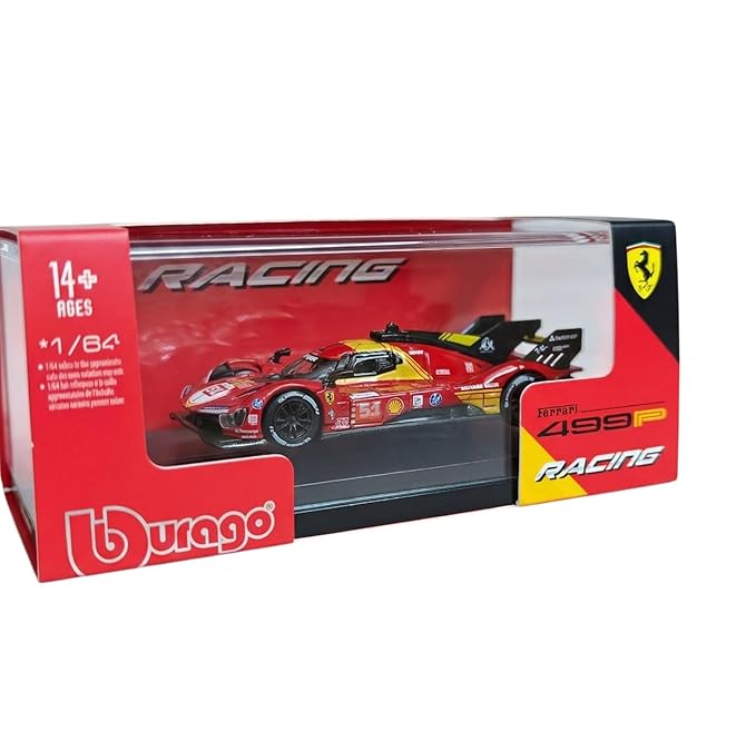 Bburago 1:64 Ferrari 499P 51 AF Corse Racing Car