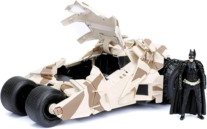 The Dark Knight Batmobile Die-cast Vehicle with Batman