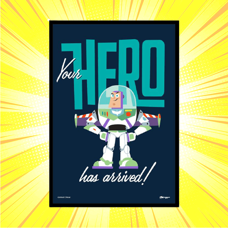 Toy Story Buzz Lightyear Framed Poster - www.entertainmentstore.in