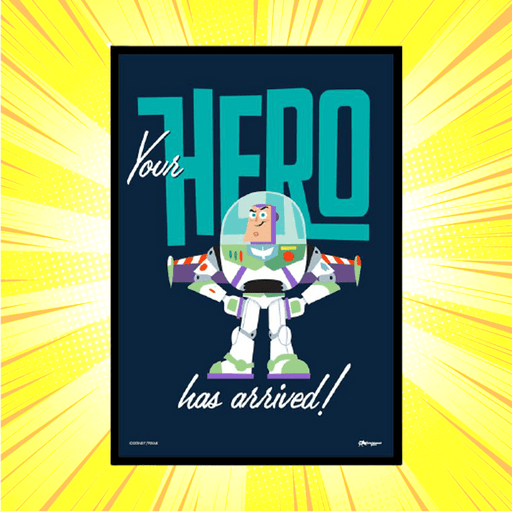 Toy Story Buzz Lightyear Framed Poster - www.entertainmentstore.in