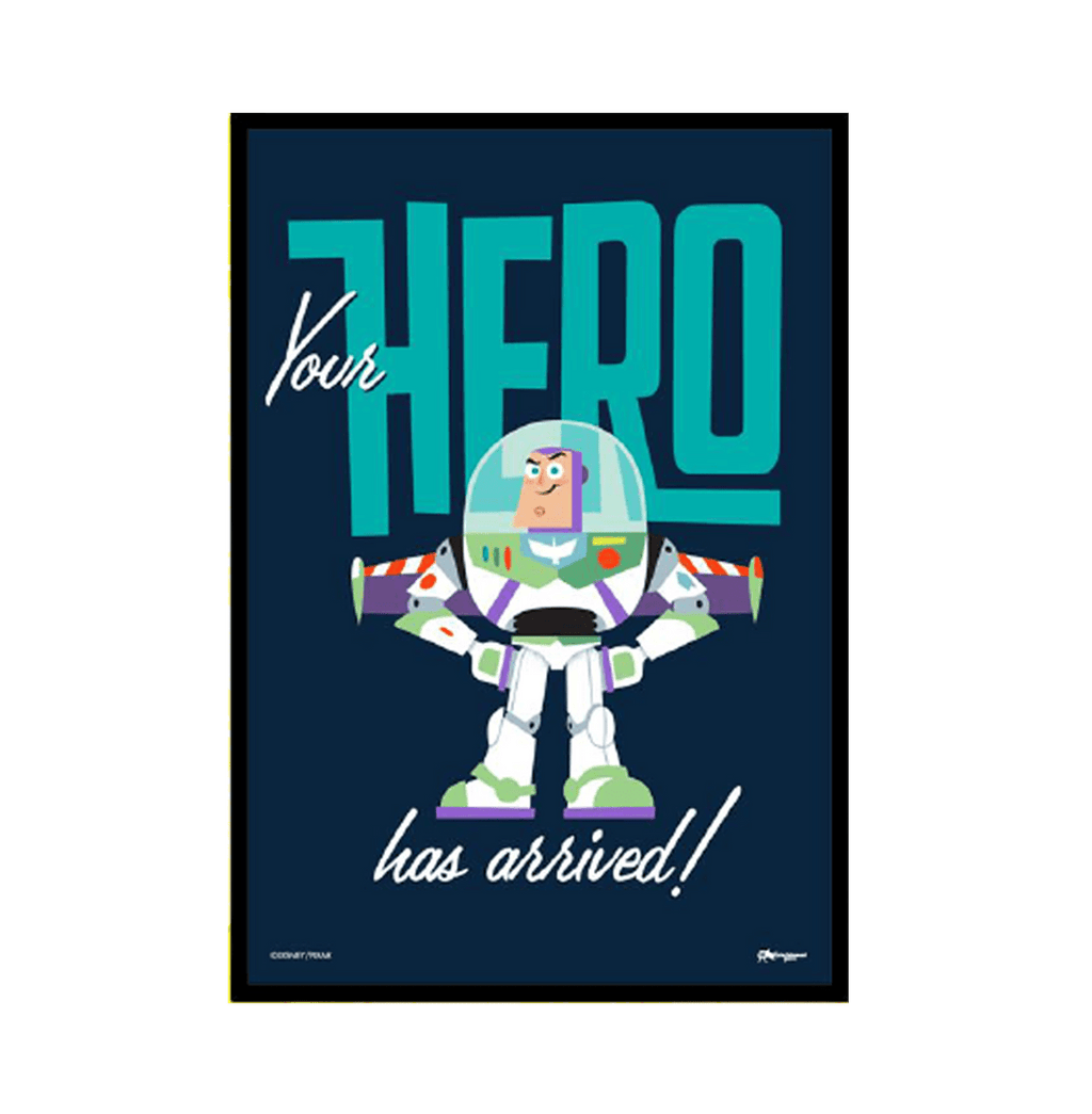Toy Story Buzz Lightyear Framed Poster - www.entertainmentstore.in