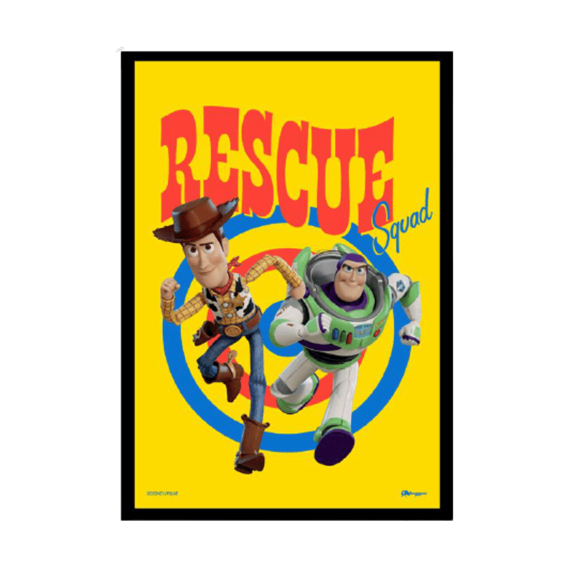 Toy Story Woody And Buzz Framed Poster - www.entertainmentstore.in